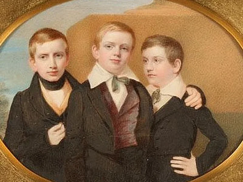 1807-Henry Colton Shumway - Ritratto in miniatura di John E. Shepard e fratelli, 1836